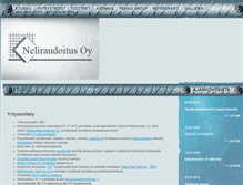 Tablet Screenshot of neliraudoitus.fi